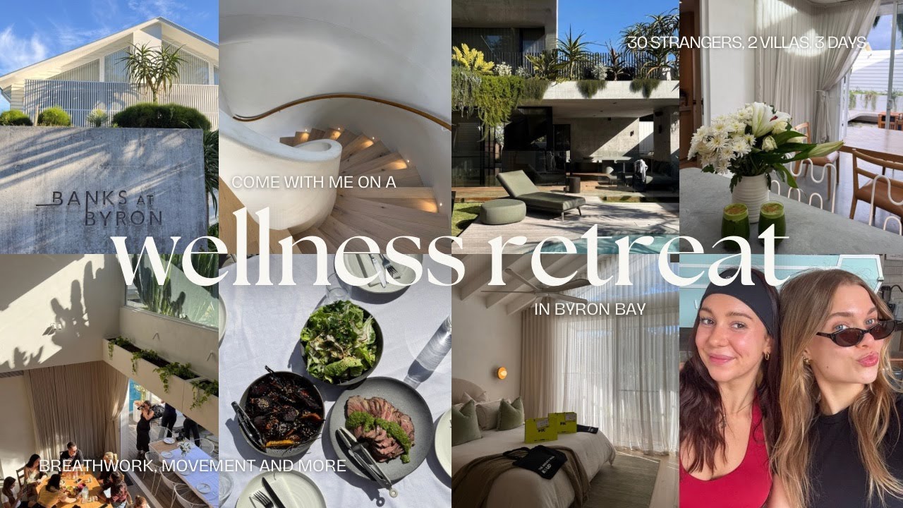 come with me on a wellness retreat to byron bay!! (vlog)