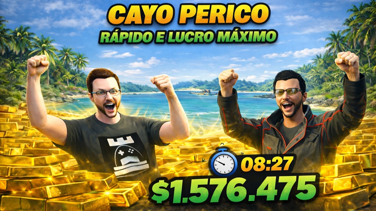 Cayo Perico 2026 OTIMIZADO (Rápido e Lucro Máximo) - Duo