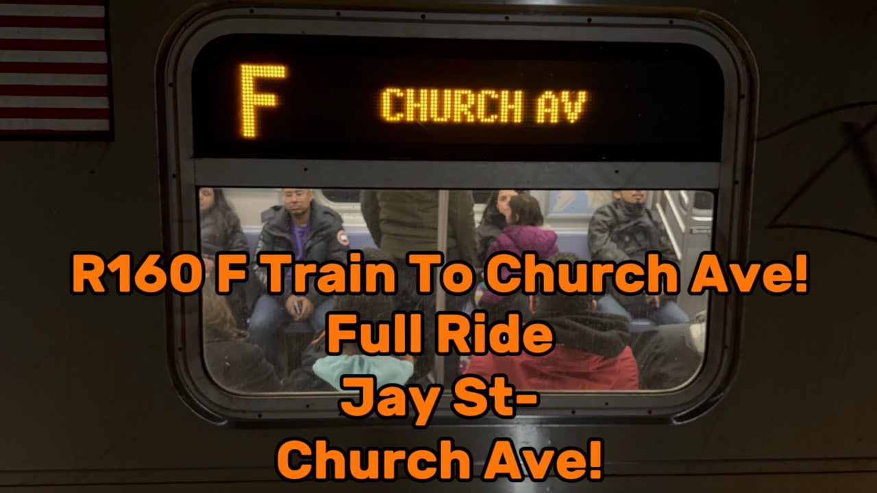 F Train To Church Ave Full Ride Jay St-Church Ave!