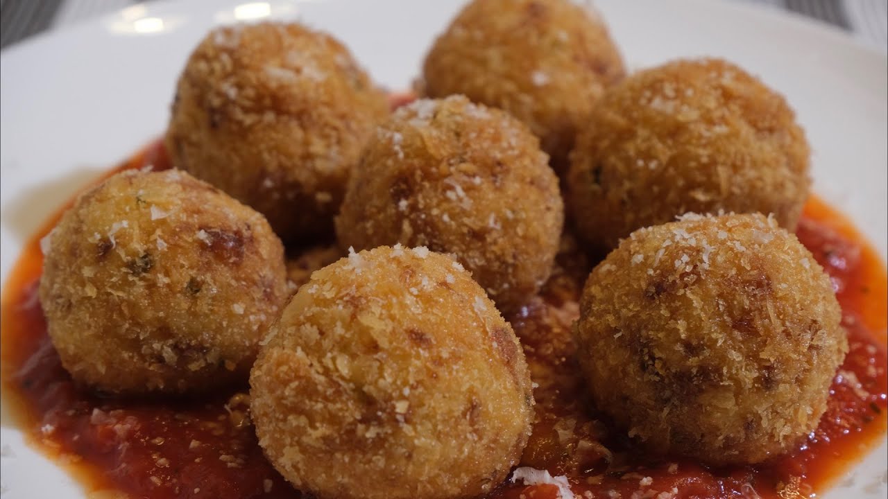How to make Arancini Rice Balls / Arancini Recipe | Homemade Italian Rice Balls