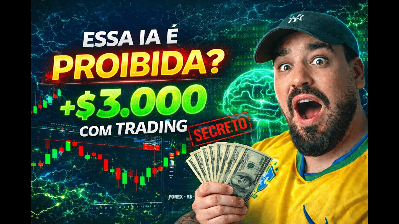 Ningu&eacute;m Fala Dessa IA&hellip; +$3.000 no Forex, B3 e Cripto