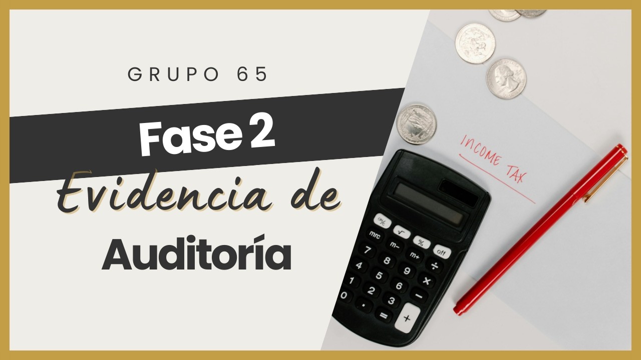 Fase 2 - Evidencia de Auditoría | Auditoría Financiera y Revisoría Fiscal | UNAD