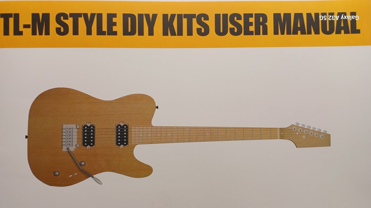 Try and come and seize this guitar! Leo Jaymz DIY TL-M GUITAR KIT.