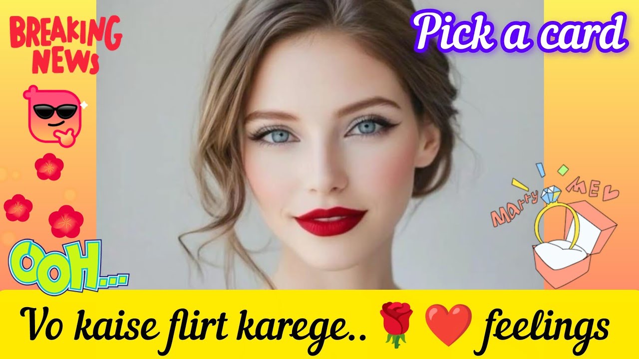 🌹💋Vo kaise aapke saath FLIRT karenge 🔥❣️Any person 🥰 Feelings Thoughts 💋🔮Tarot#tarot 