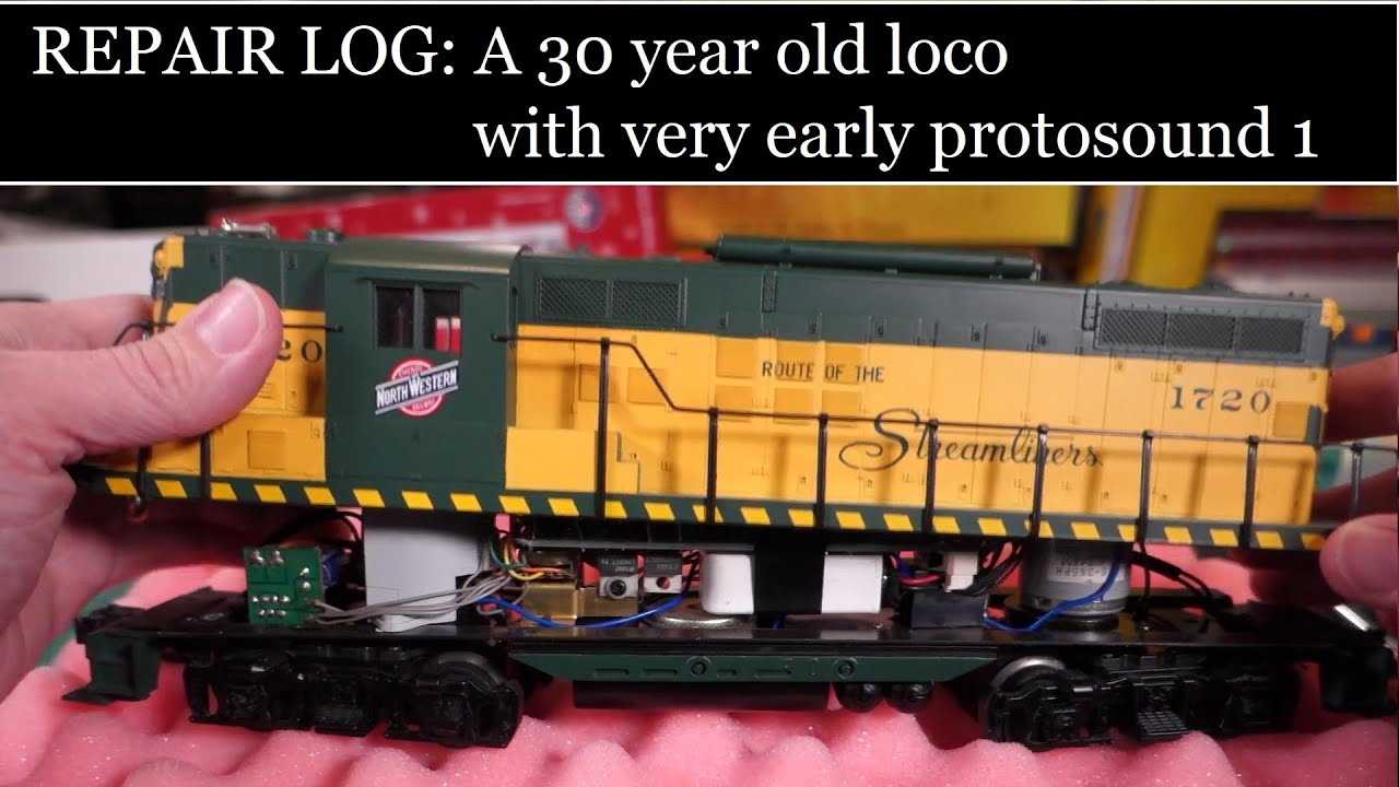 Getting this MTH GP9 ready for the layout - early protosound 1
