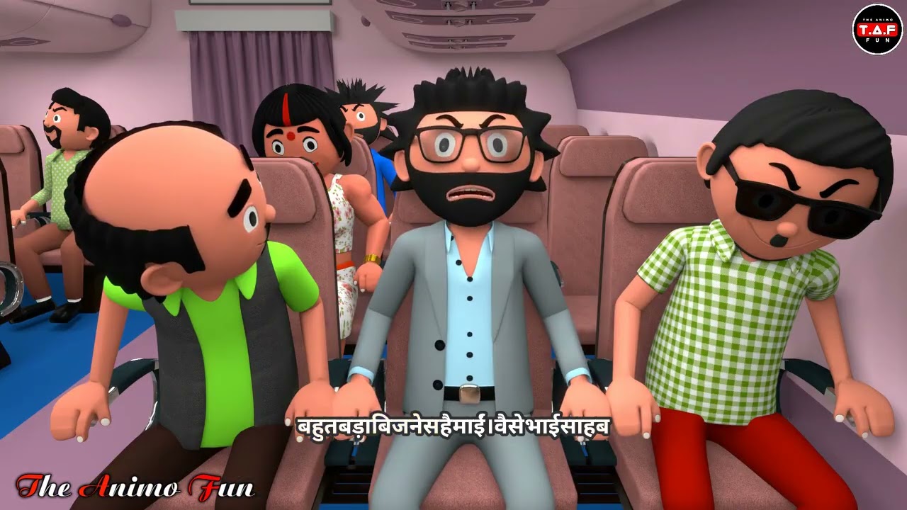 A JOKE OF : FIGHT IN FLIGHT - THE ANIMO FUNNY video comedy trending viral video 