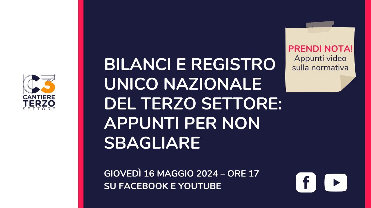 Bilanci e registro unico nazionale del Terzo settore: appunti per non sbagliare