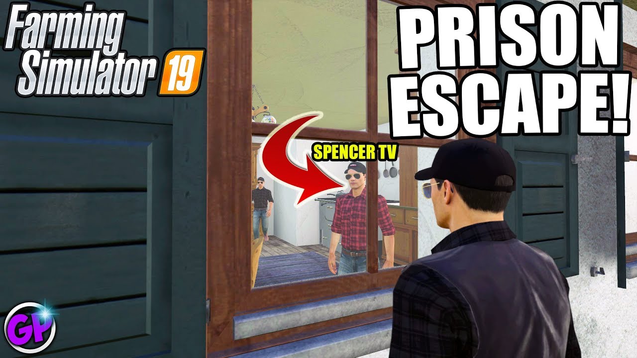SPENCER TV FS19 ARRESTED ESCAPE PRISON FARMING SIMULATOR 19 MULTIPLAYER TOURNAMENT JAIL