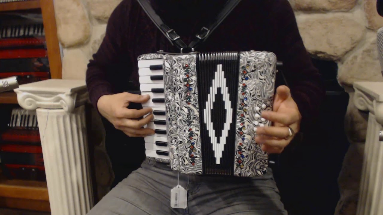 3739 - Zebra SofiaMari Piano Accordion MM 25 8 $199