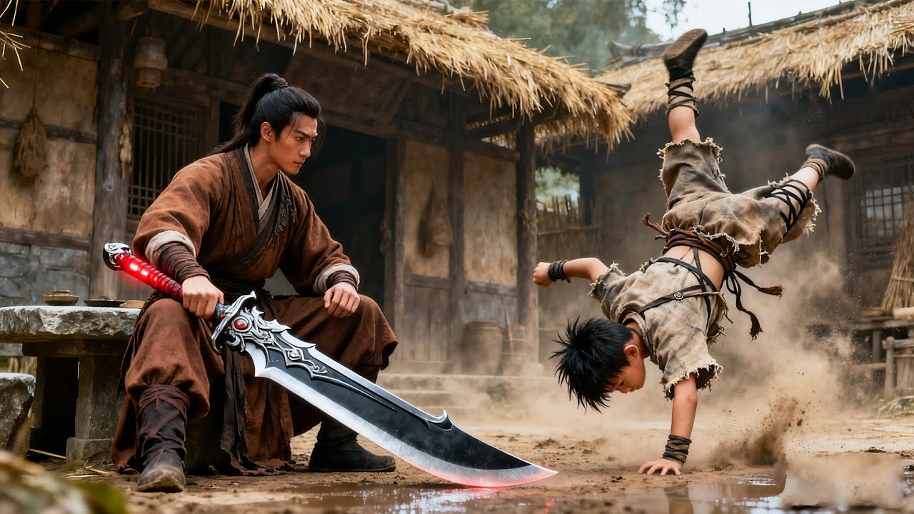 啞巴男孩被丟荒野奄奄一息，卻意外被功夫大師所救，10年後稱霸江湖！#kungfu #功夫