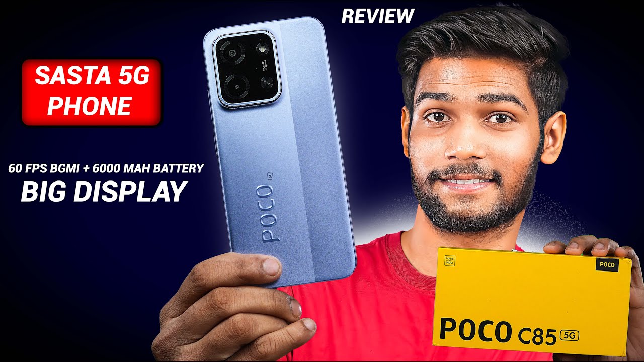 POCO C85 5G Unboxing & Review After 7 Days | budget 5G Phone Under 12k