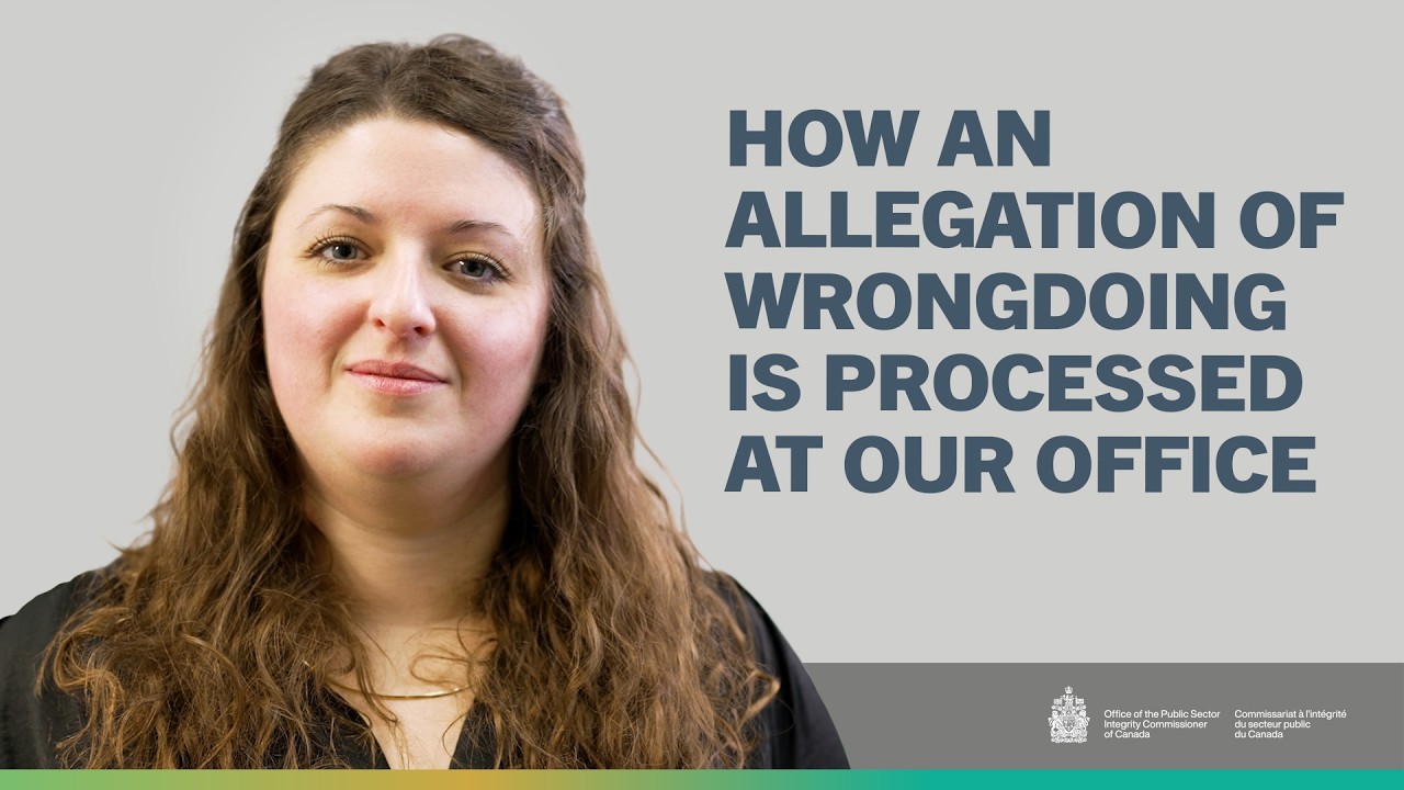 How an allegation of wrongdoing is processed at our Office