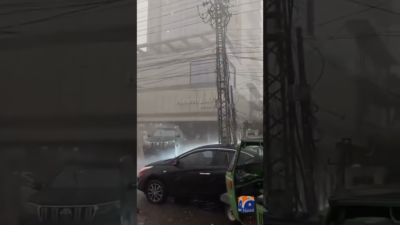 Lahore On Receiving End Of Heavy Rain, Hailstorm | Geo News English