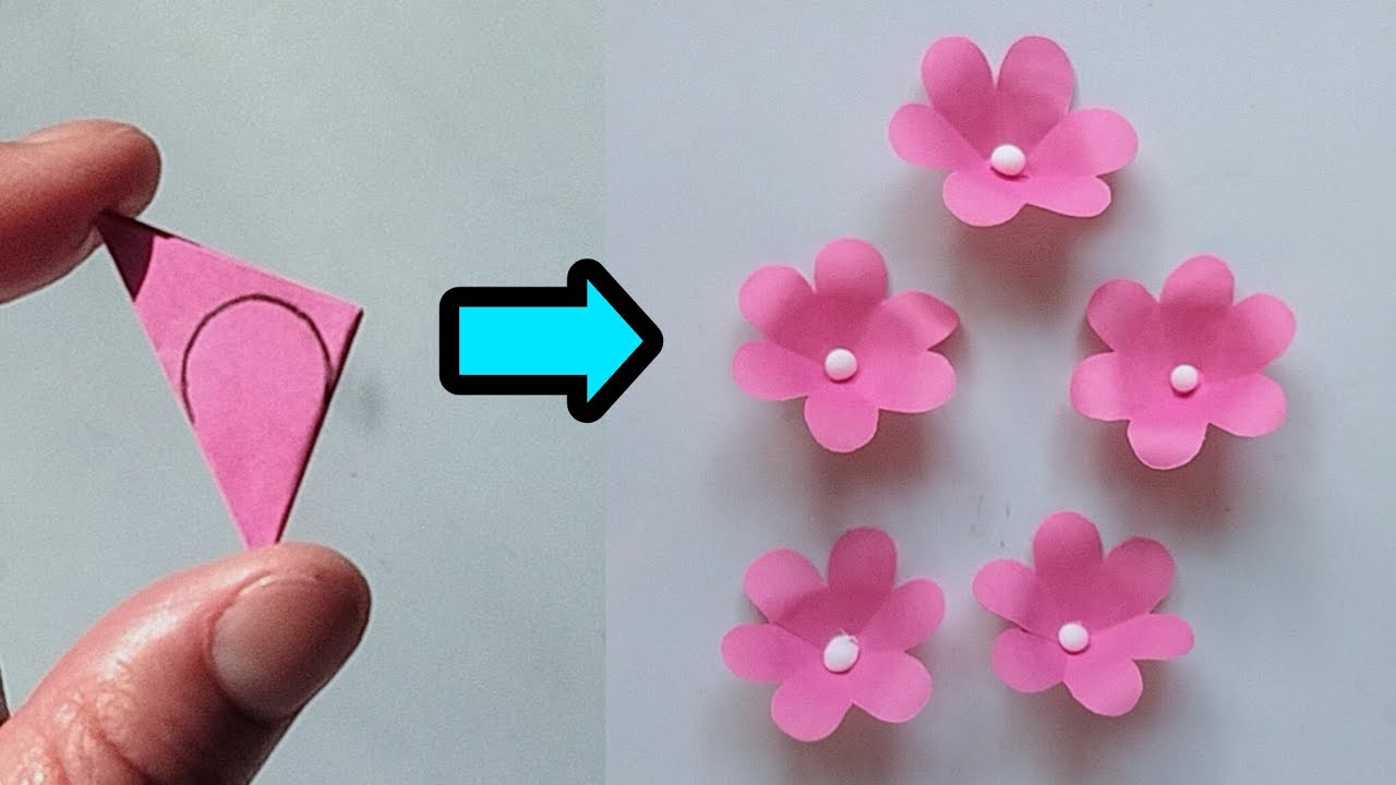 Easy and beautiful paper flower|| How to make a paper flower||Diy paper flower|| easy paper flower||