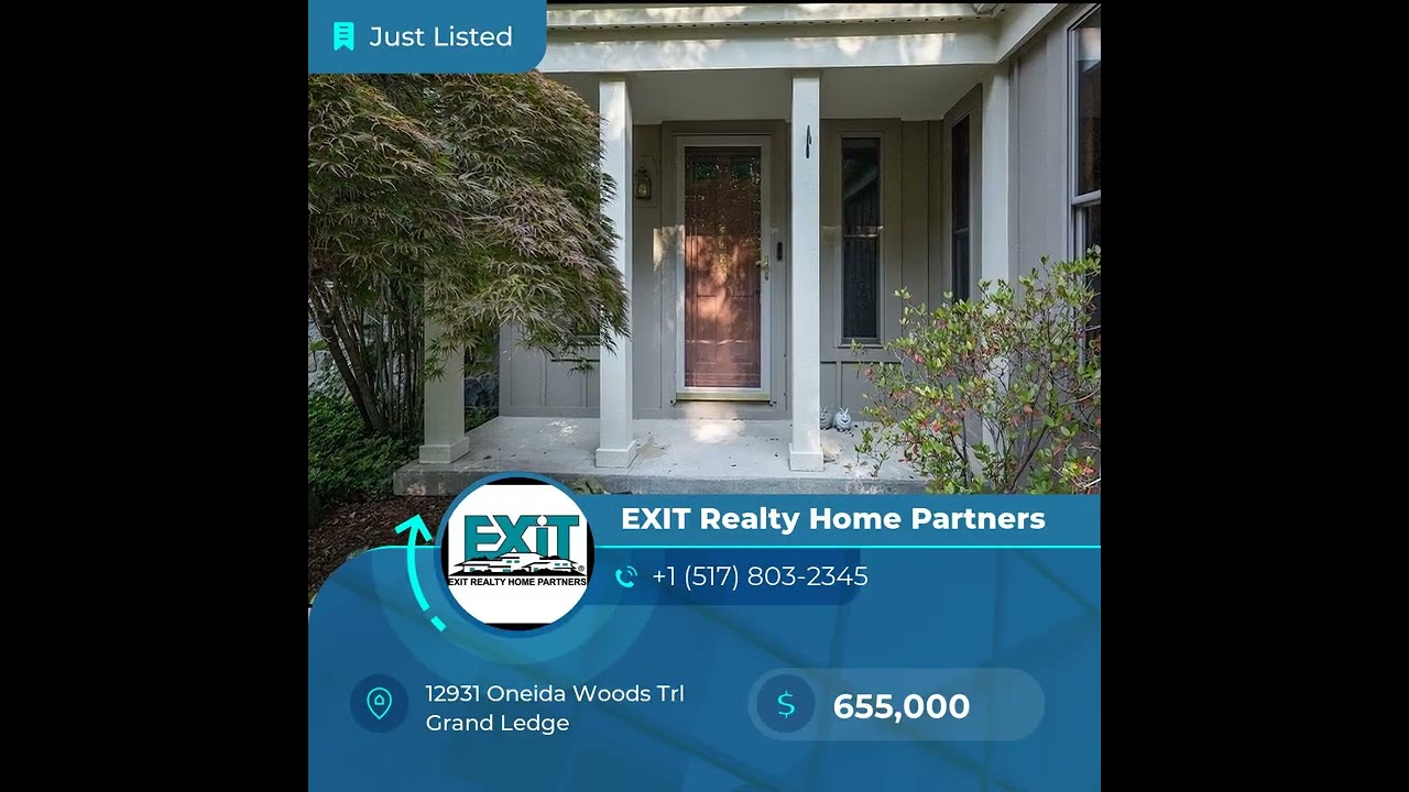 12931 Oneida Woods Trail, Grand Ledge, MI 48837 listed by Ron Maguire with EXIT Realty Home Partners