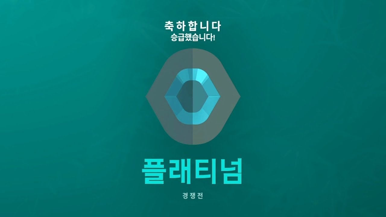 체임버가 좋아졌는데 플래티넘에서 사는 12년생