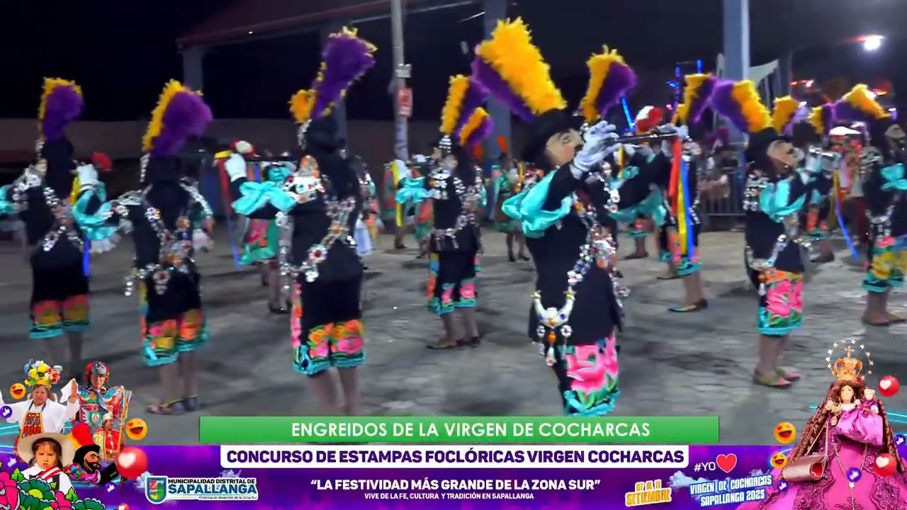 CHONGUINADA ENGREIDOS DE LA VIRGEN DE COCHARCAS// SAPALLANGA 2025
