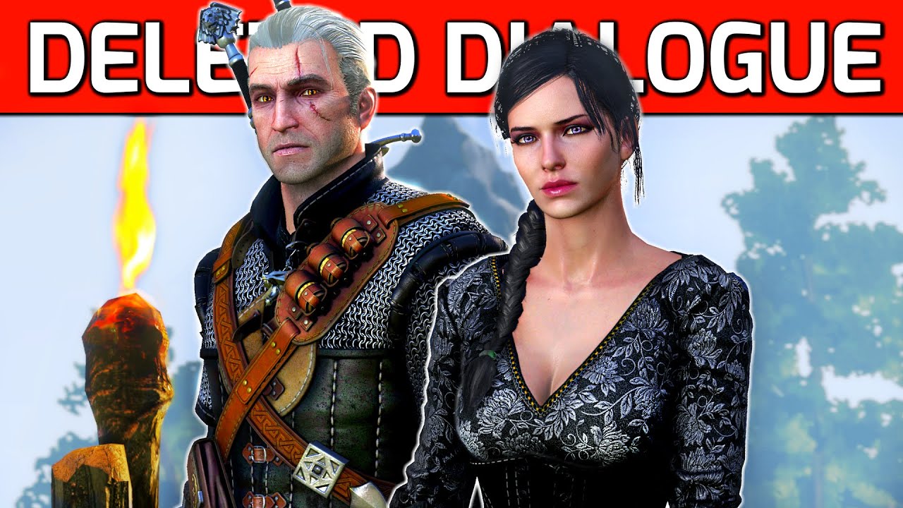 Yennefer Reacts to Shaved Geralt - Witcher 3 Deleted Dialogue