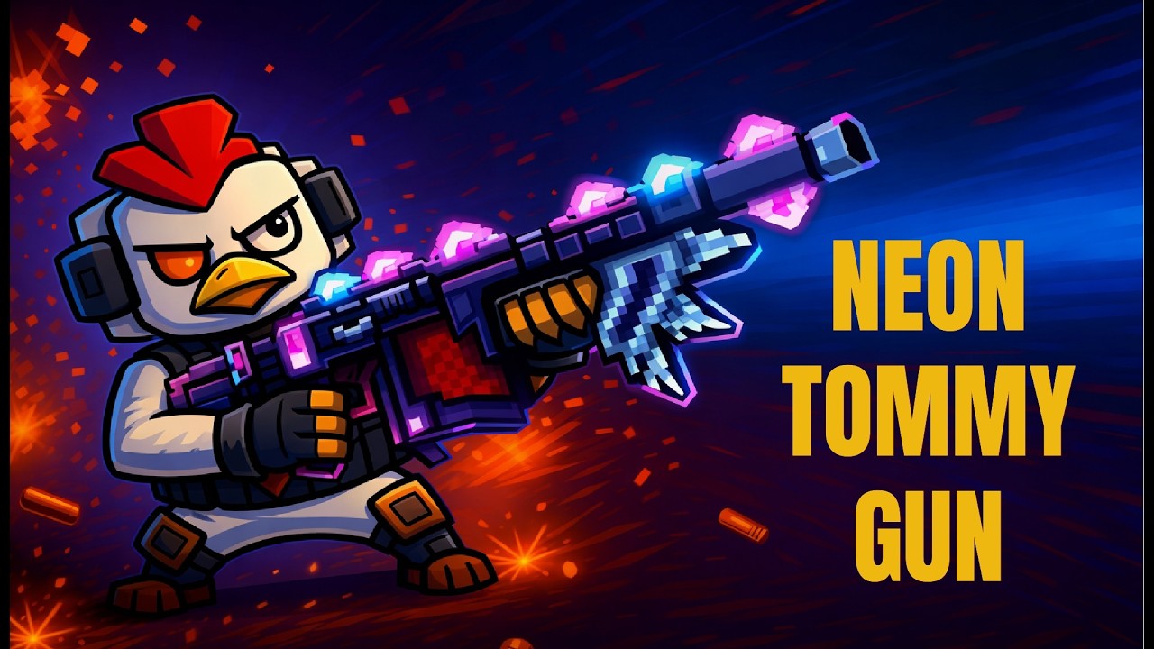 PG3D - Neon Tommy Gun (Traders Van)