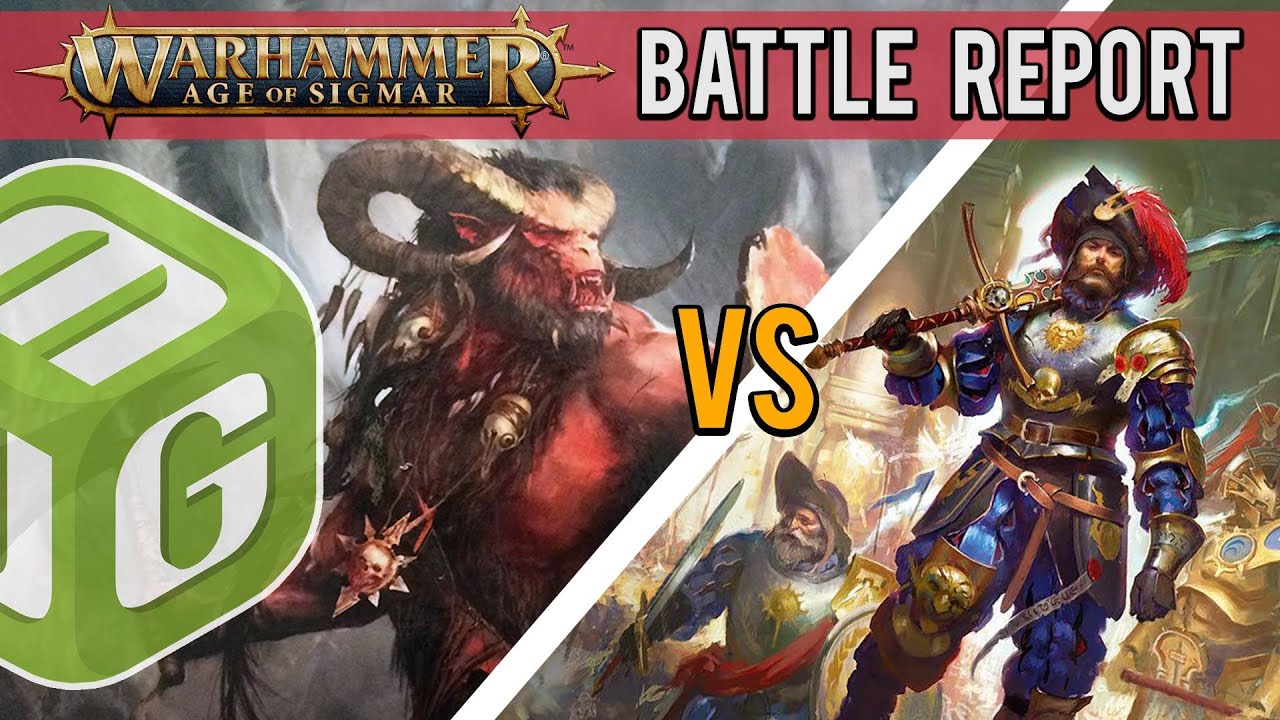Beasts of Chaos vs Cities of Sigmar Age of Sigmar Battle Report Ep 82