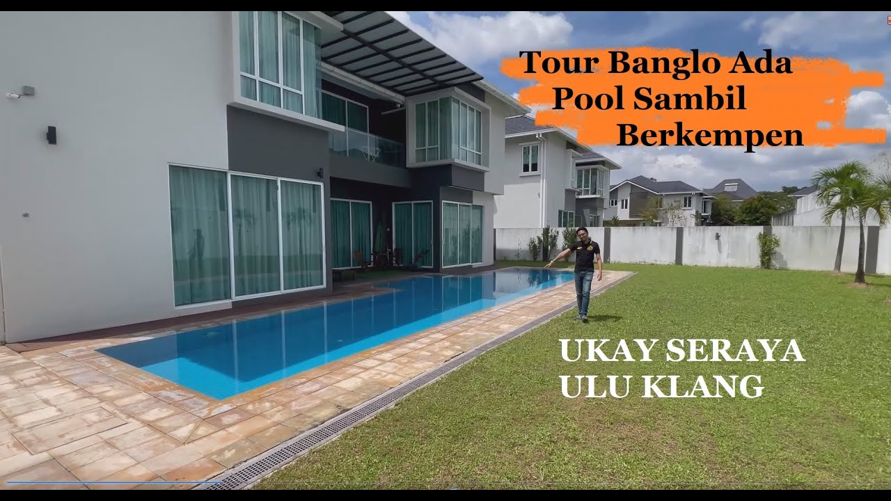 RM6Mil 2 Storey 12,200 Sqft Bungalow Ukay Seraya Ulu Kelang With Huge Swimming Pool