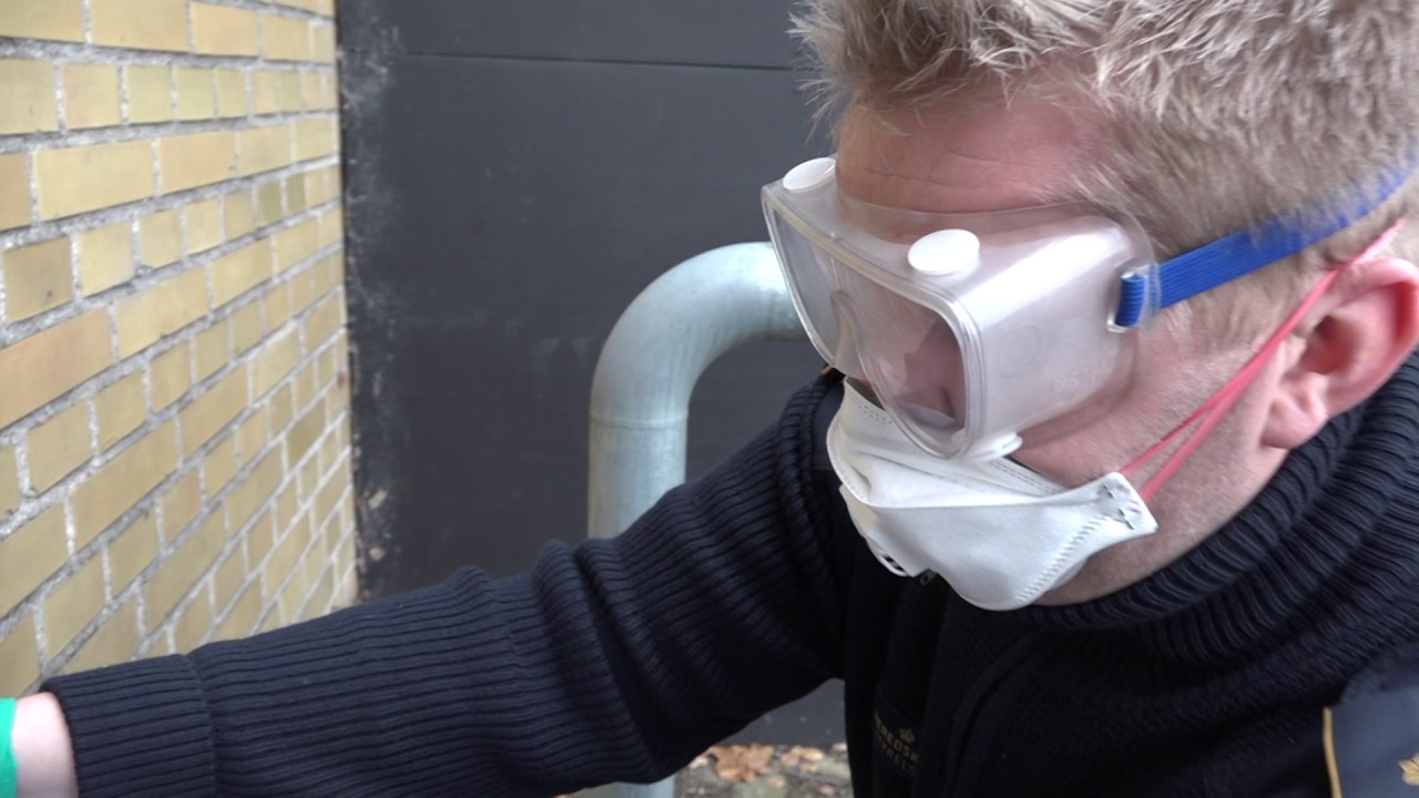 Beskyttelsesniveau og vejledning i blanding af desinfektions midlet VIRKON S