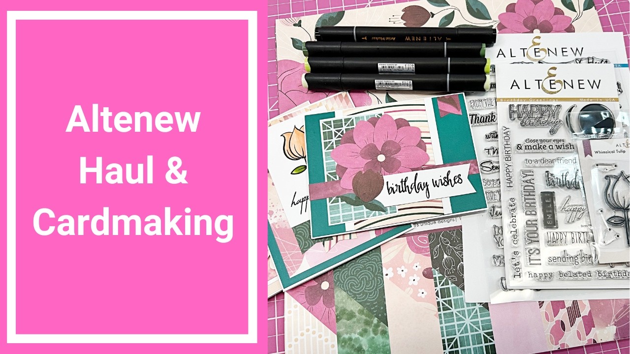 Creating 2 Floral Cards - Cardmaking Process with Altenew