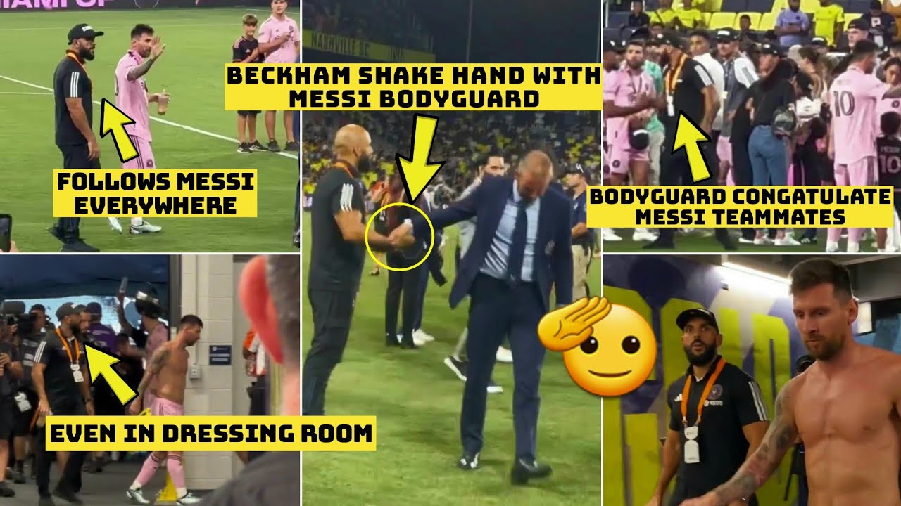🤯 Messi Personal Bodyguard Follows Him Everywhere After Winning Leagues Cup