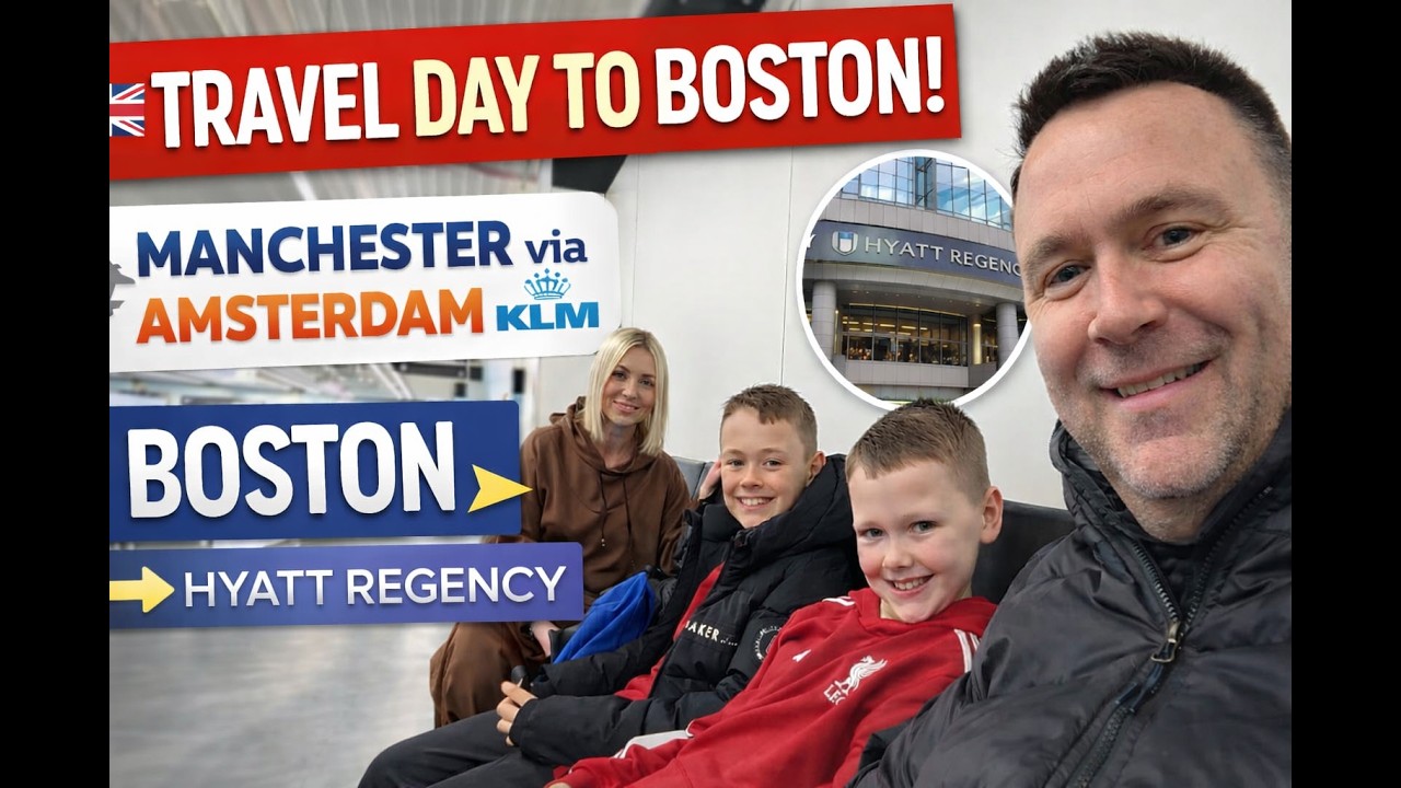 2 Flights, 2 Countries & Finally Boston! | Full Travel Day Experience | Boston Hyatt Regency
