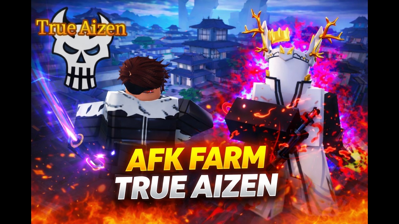 [Sailor Piece] THIS IS HOW TO AFK FARM TRUE AIZEN! #sailorpiece
