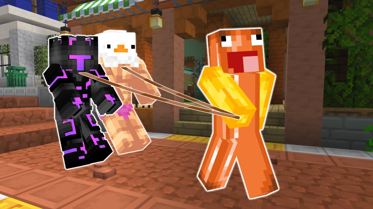 Forcing my friends to play Minecraft with me (MCC Island)