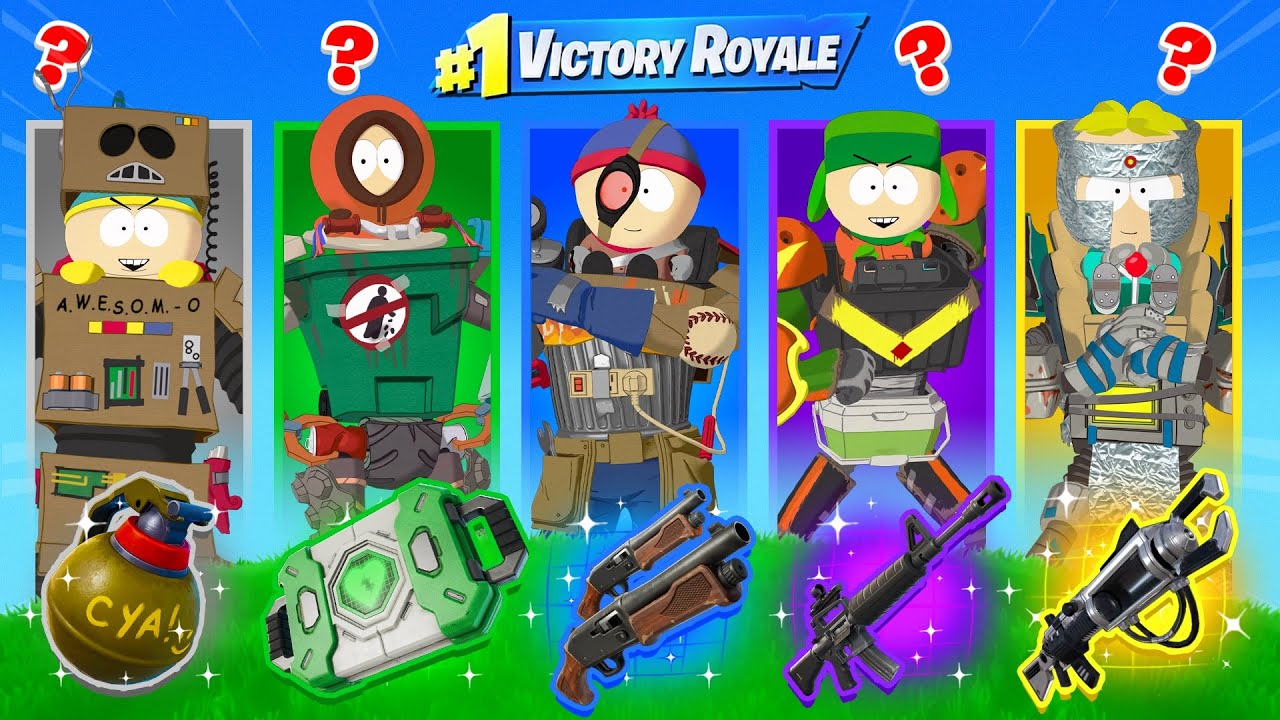 LOSOWY SKIN SOUTH PARK CHALLENGE w Fortnite