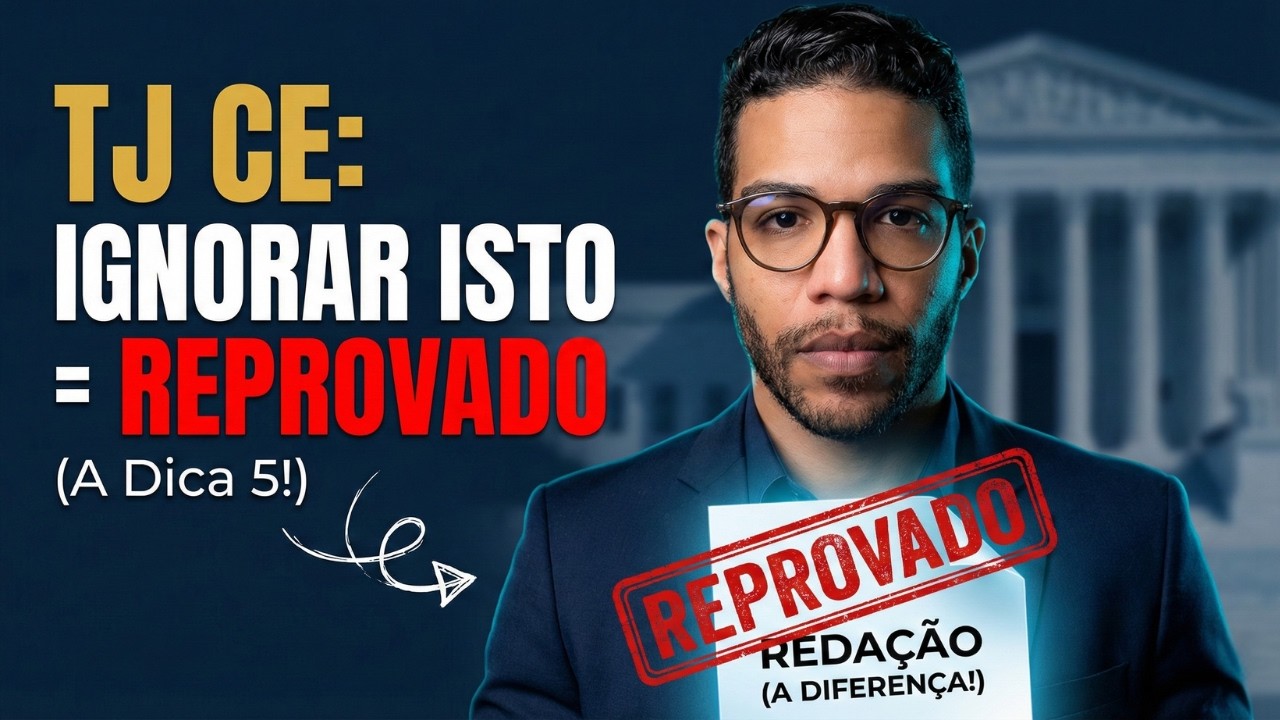 Concurso TJ CE 2026: Como Iniciar e Passar no N&iacute;vel M&eacute;dio (5 Dicas)