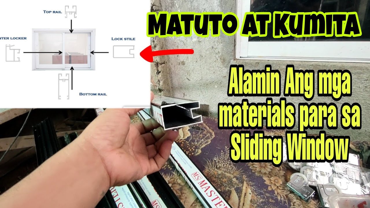 How to assemble sliding window? Materials revealed and it's function