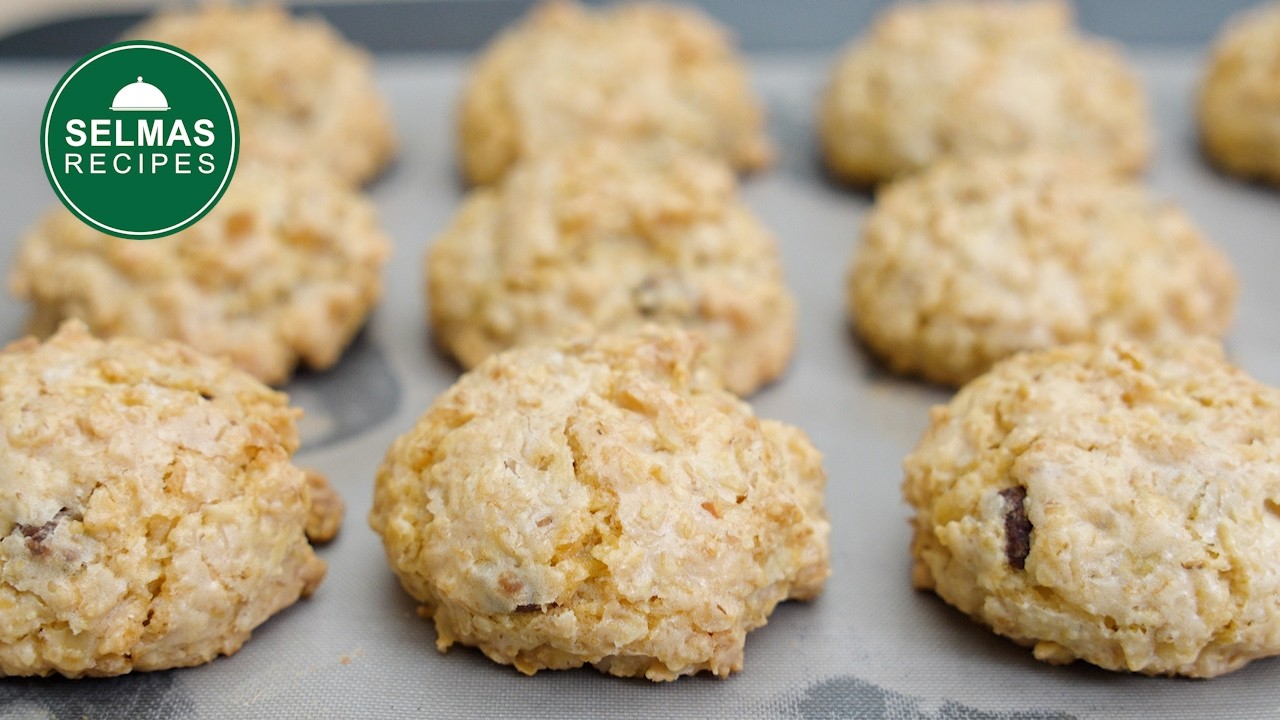 Haferflocken Kekse Rezept | Einfaches Plätzchen Rezept