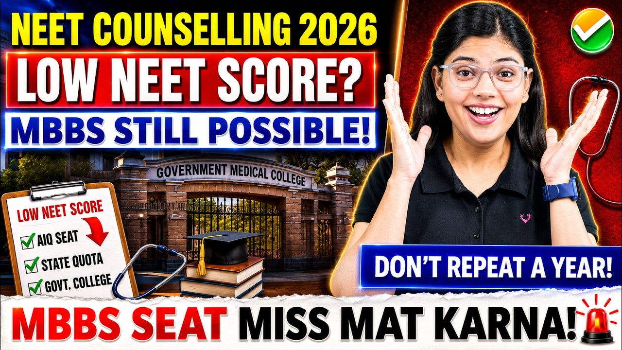 NEET 2026 Counselling: AIQ & State Quota? कोन-कोनसी States के Options है? MBBS Admission!