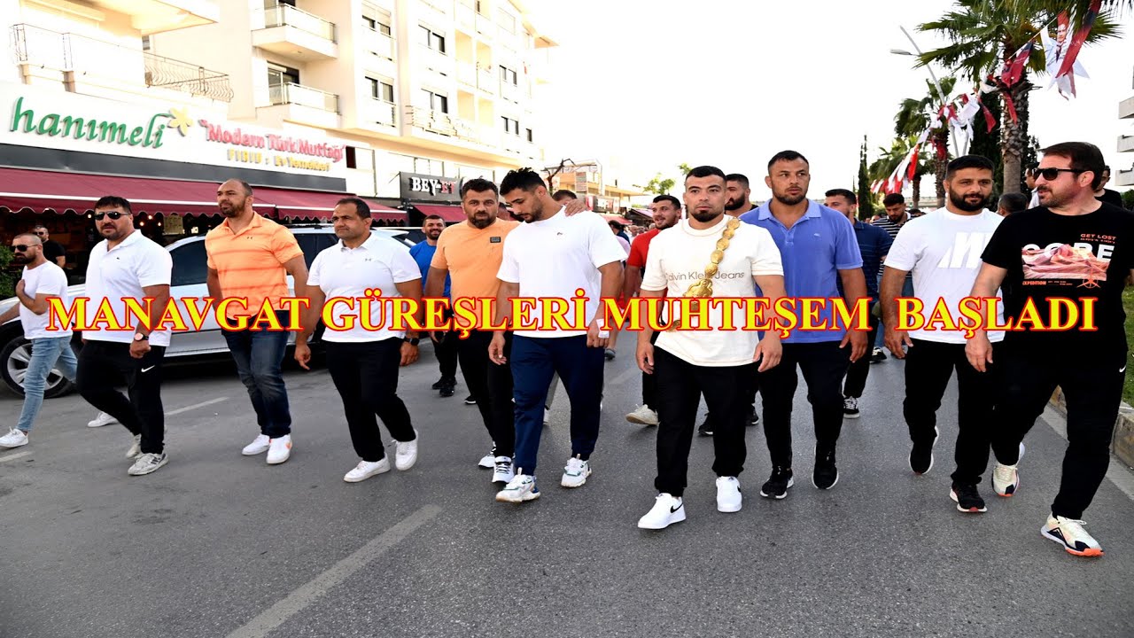 MANAVGAT GÜREŞLERİNDE MUHTEŞEM AÇILIŞ