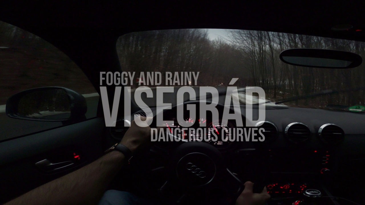 WET ROAD GRIP: Audi TT MK2 POV | Visegrád Mountain Run 4K 🌧️