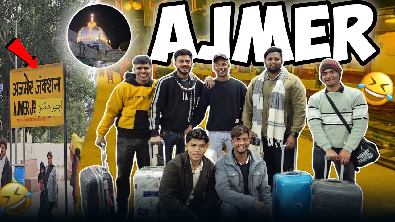 Delhi To Ajmer With Friends || Train Journey 😅 @Aftaabubub