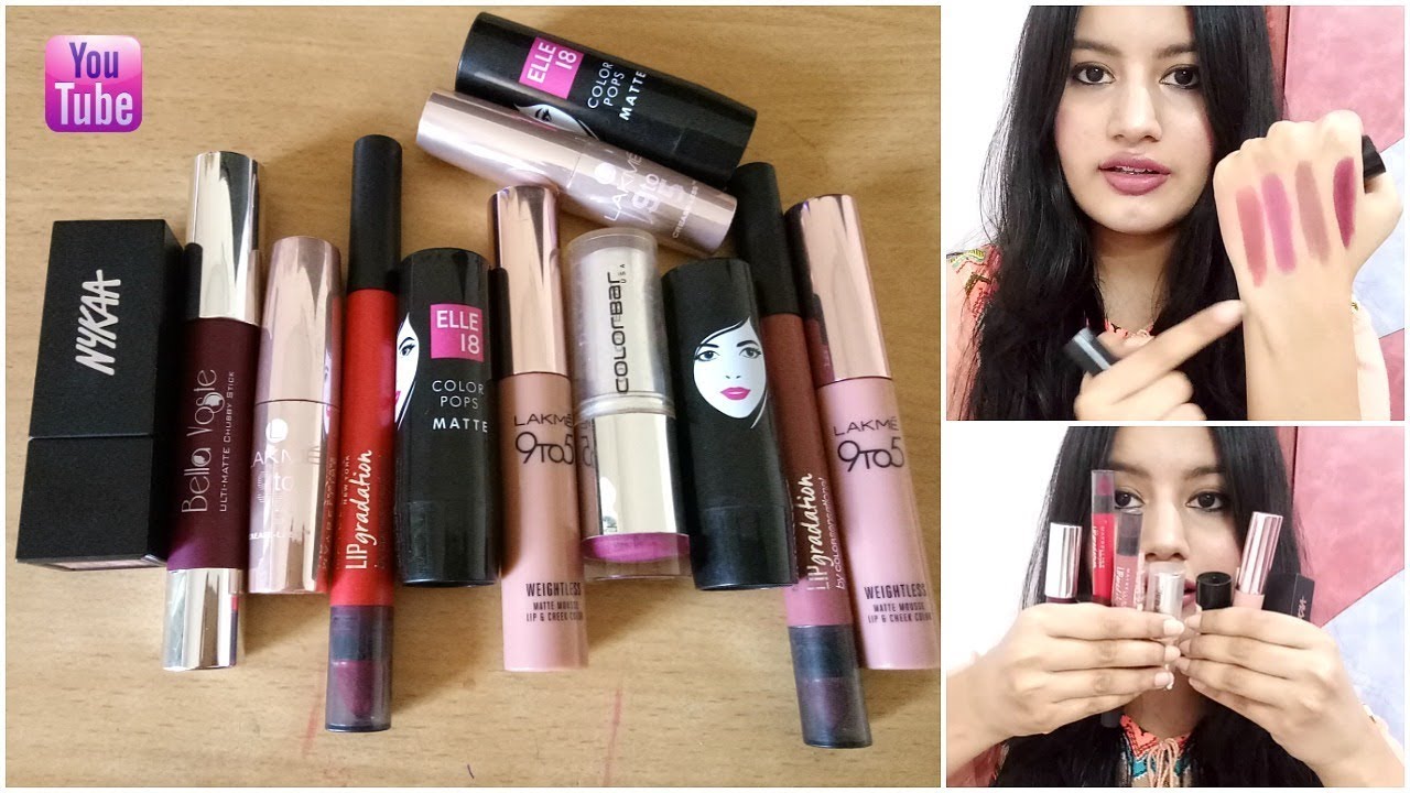 Best Matte Lipsticks for Winters Under Rs 500 || Riya Beauty