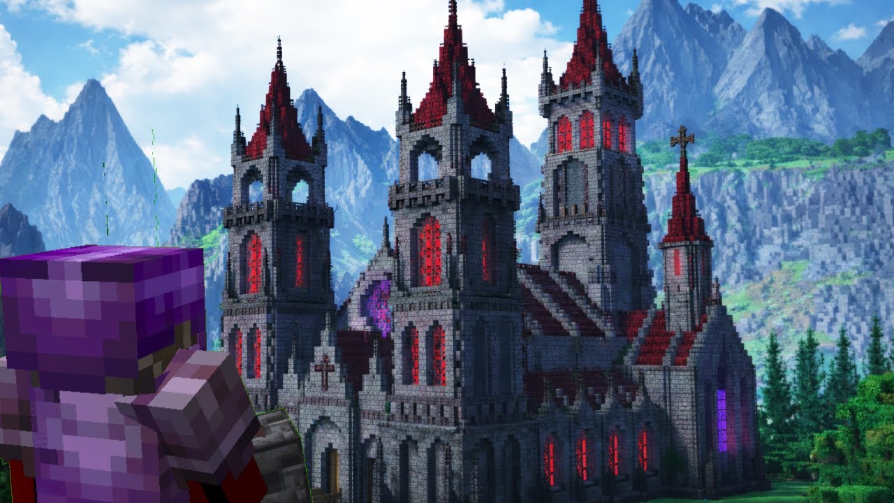 I Built A Dark Cathedral In This Minecraft Server