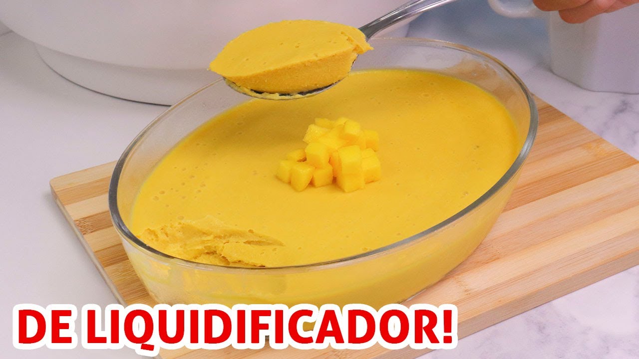 Mousse de Manga Simples | Receita