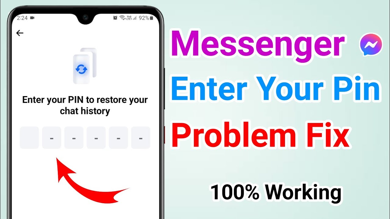 Fix Messenger Enter Your Pin to Restore Your Chat Problem