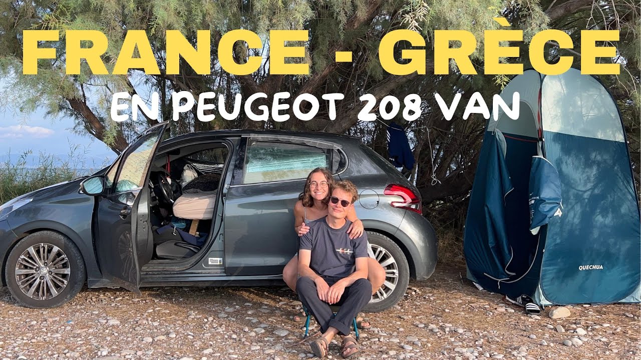 #1.On va en Grèce avec notre voiture aménagée.