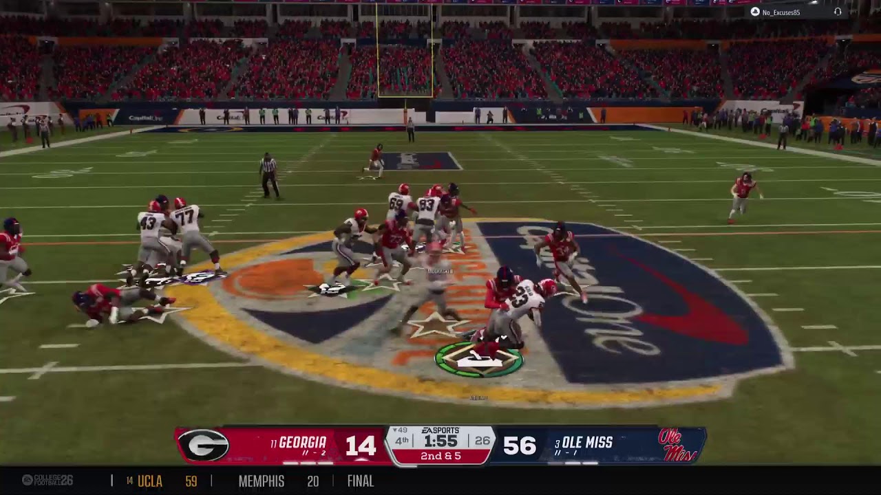 Ole Miss vs UGA  YR7 CFBP WK2