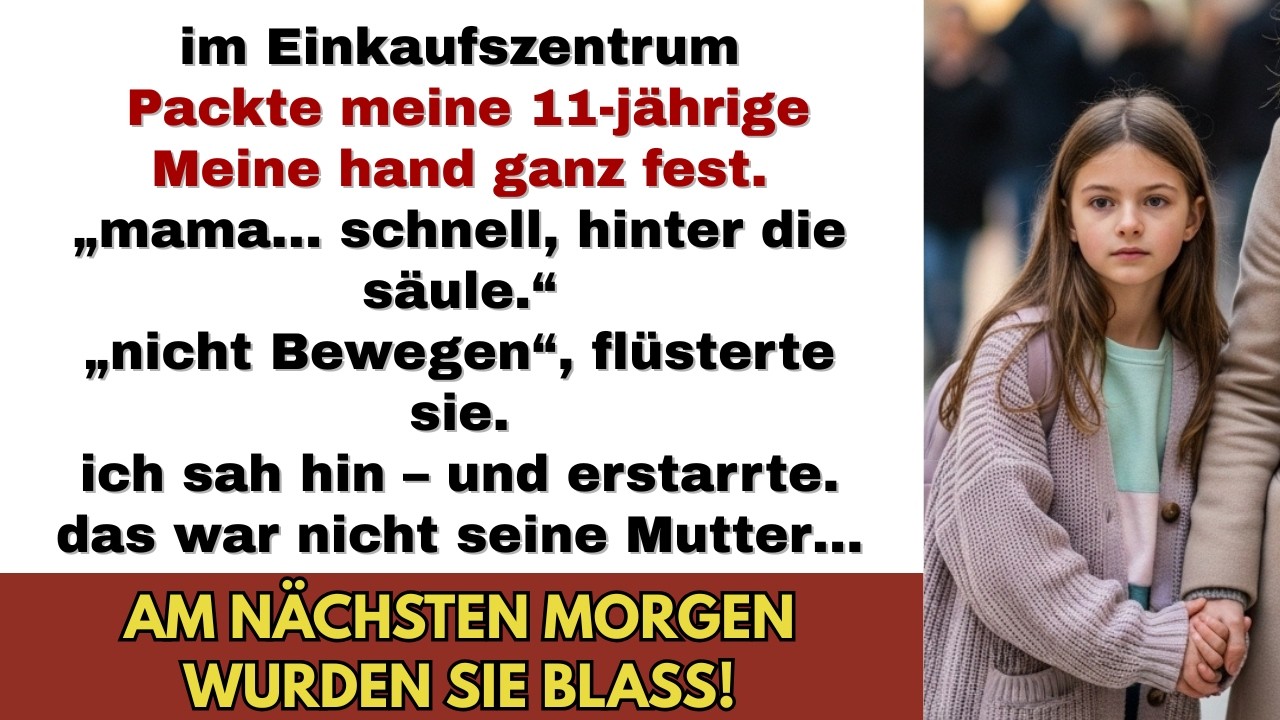 Meine Tochter warnte mich im Einkaufszentrum – Sekunden später wusste ich alles…