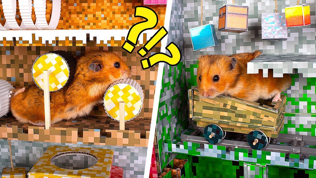 DIY Multi-Level Cardboard Maze In The Minecraft Style