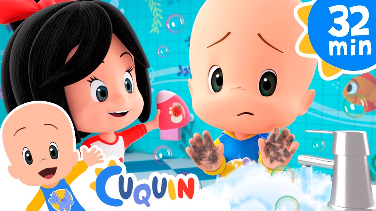 ¡A Lavarse las Manos con Cuquín! | Canciones y episodios con la Familia Telerin