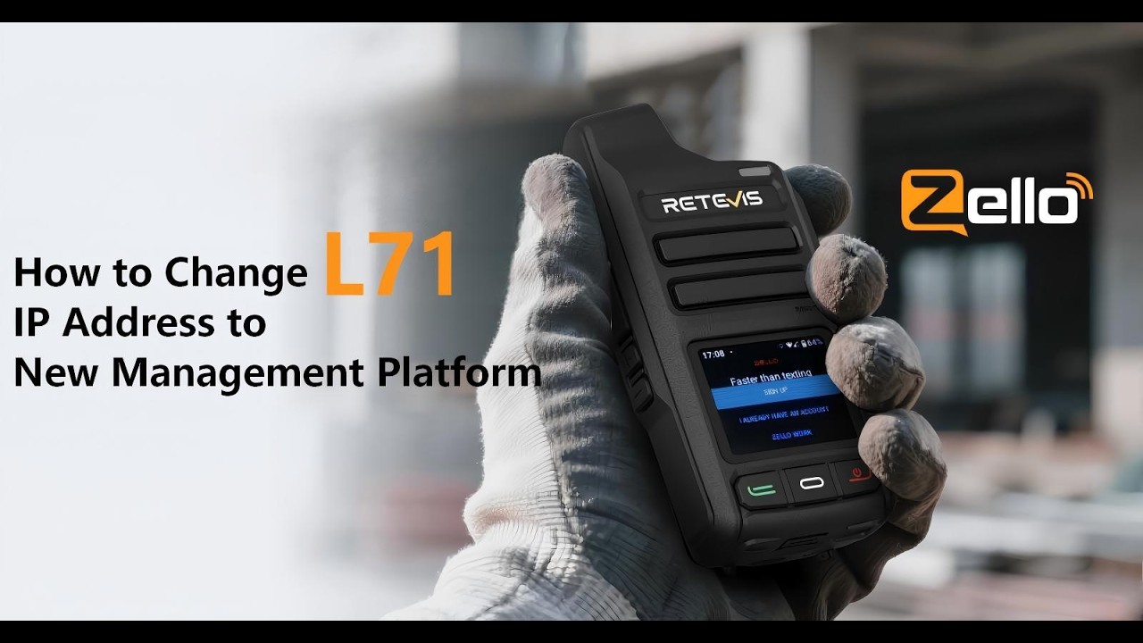 How to Change L71 IP Address to New Management Platform