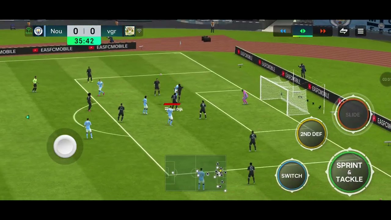 Noureddin ( Manchester City) v/s vgrshsb ( Tottenham Hotspur ). EA Sports. FC Mobile.Online football